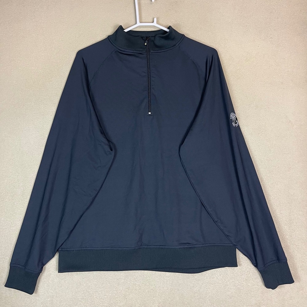 FootJoy Golf Pullover Jacket Mens Large Tustin Ranch Golf Club 1/4 Zip